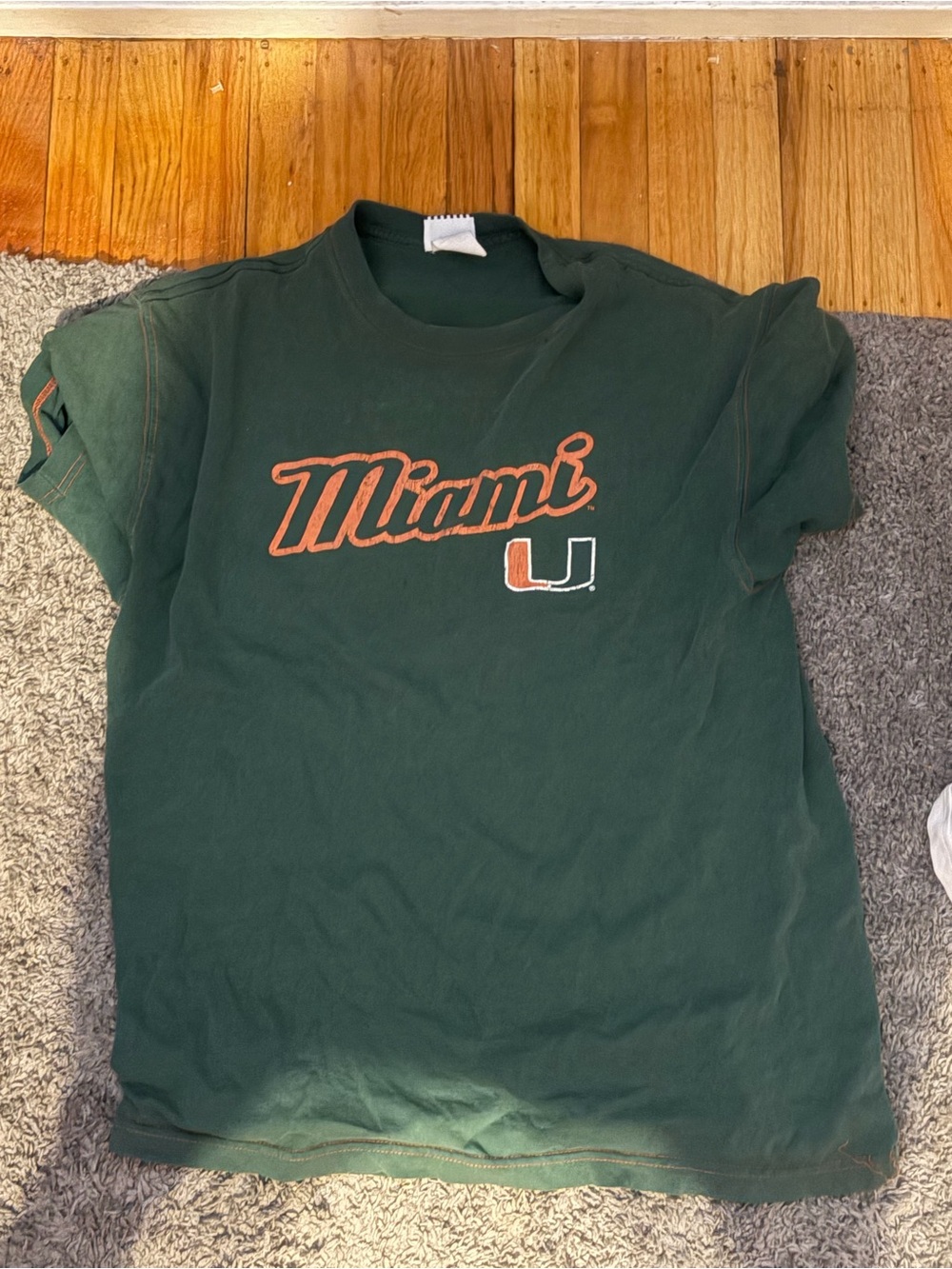 Miami Script Short Sleeve Tee - Dark Green